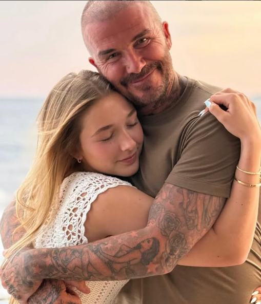 Ái nữ luôn được gia đình cưng chiều hết mực. (Ảnh: victoriabeckham)