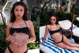 Thời trang - Louis Phạm diện bikini nhỏ xíu, thân hình "cháy" hơn cả thời tiết mùa hè