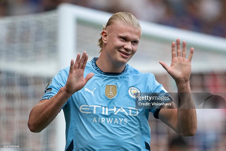 Haaland tiếp tục là nhân tố chủ lực trên hàng công Man City