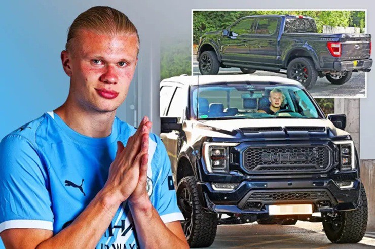Erling Haaland bổ sung thêm vào bộ sưu tập xe hơi của mình một chiếc bán tải đắt tiền