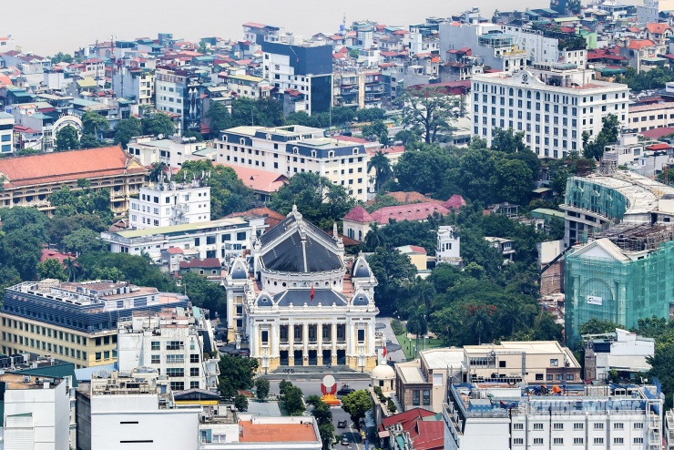 Trung tâm Hà Nội nhìn từ trực thăng quân sự - 7