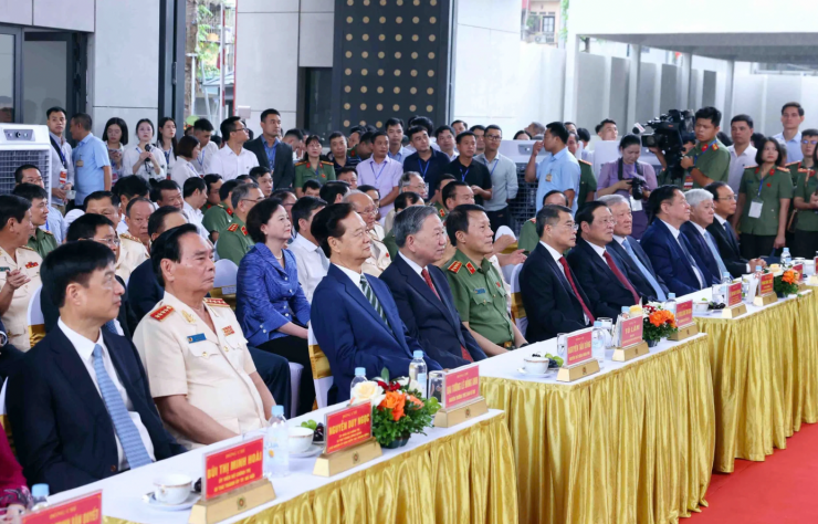 Tổng Bí thư Tô Lâm và các đại biểu tham dự Lễ khánh thành.