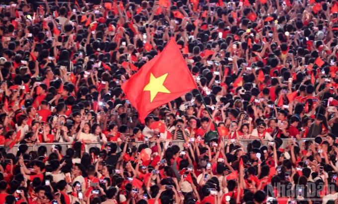 Một góc sân khấu "concert quốc gia". Ảnh: Ban tổ chức cung cấp