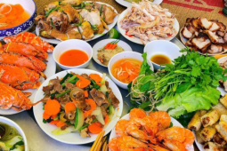 Ẩm thực - Nàng dâu Hải Phòng ấn tượng với mâm cỗ quê chồng, có món nướng than thơm nức mũi
