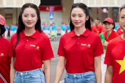 Hoa hậu Hà Trúc Linh, Á hậu Vân Nhi hòa cùng biển người nhuộm đỏ phố đi bộ Hồ Gươm