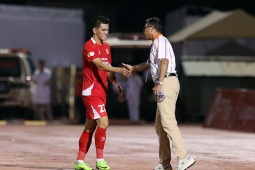 Công an TP.HCM thắng nghẹt thở Hà Nội FC, HLV Huỳnh Đức hết lời khen Tiến Linh