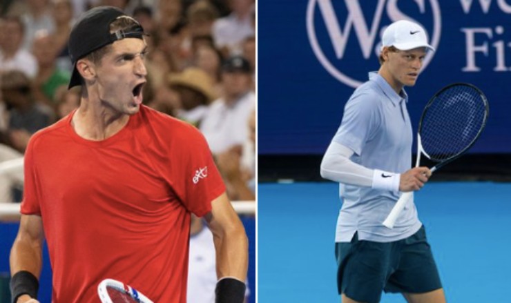 Sinner (bên phải) liệu có giải mã được "Ngựa ô", Atmane?