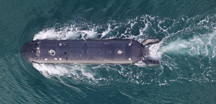 Tàu ngầm không người lái Excalibur của Hải quân Hoàng gia Anh. Ảnh: Navy Lookout