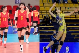 Thanh Thúy – Bích Tuyền so tài sao bóng chuyền Tây Ban Nha 1m98, tỉ số ngỡ ngàng