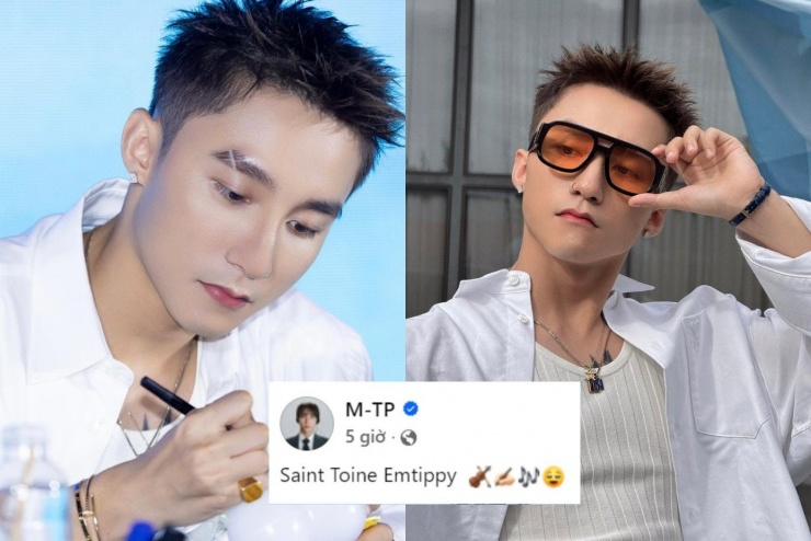 Hậu buổi gặp gỡ, Sơn Tùng M-TP nhận về bão tương tác khi sử dụng "nghệ danh mới" Saint Toine Emtippy trong bài đăng lưu lại những khoảnh khắc đẹp cùng người hâm mộ.