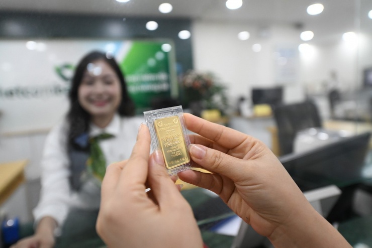 Giá vàng miếng SJC lập kỷ lục mới (ảnh: Như Ý).