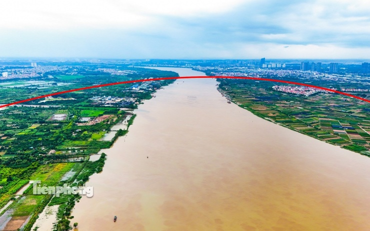 Sự xuất hiện của cây cầu được kỳ vọng rút ngắn thời gian di chuyển giữa Hà Nội - Hưng Yên.