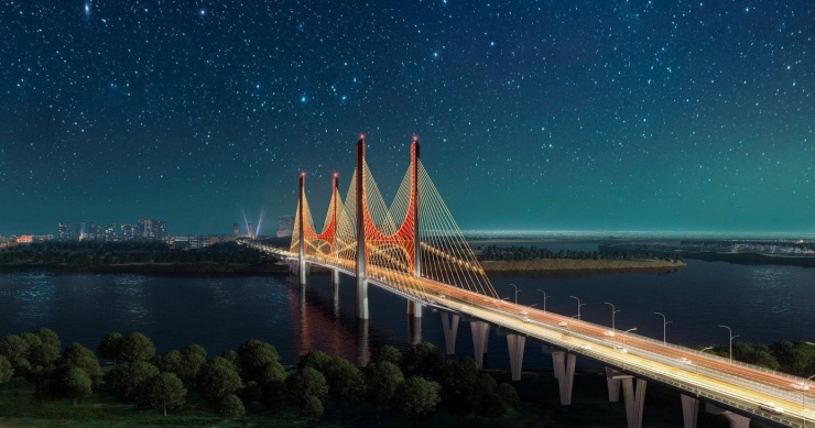 Toàn cảnh vị trí xây cầu Ngọc Hồi nối Hà Nội - Hưng Yên - 13