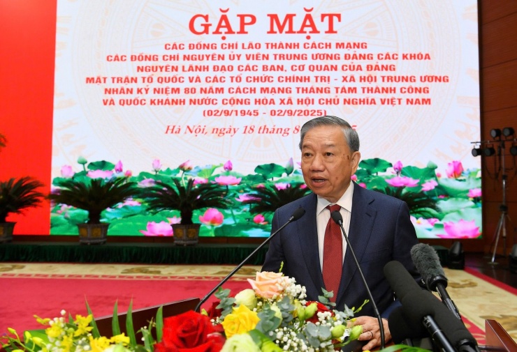 Tổng Bí thư Tô Lâm phát biểu tại hội nghị. Ảnh: Tuấn Huy.