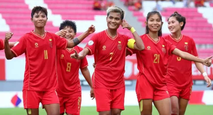 Cánh chim đầu đàn, đội trưởng Win Theingi Tun rất ấn tượng với 7 bàn thắng. Ảnh:Aseanutd.