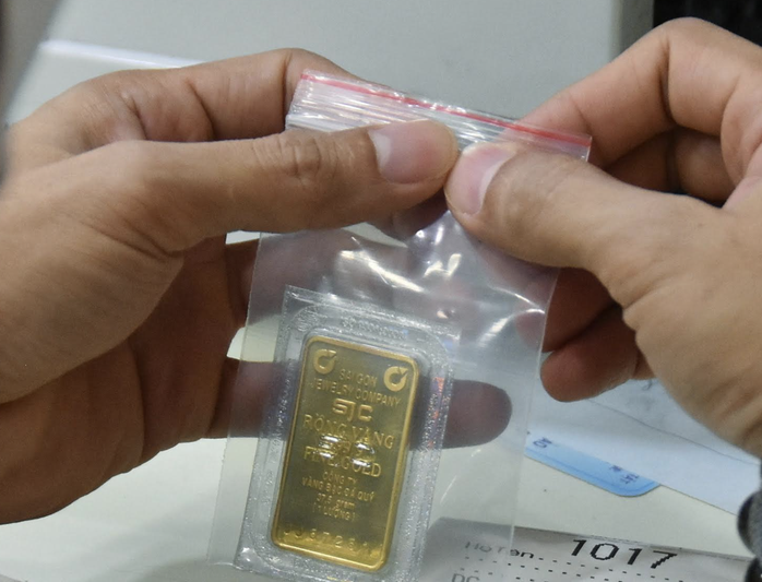 Giá vàng miếng SJC trở lại vùng đỉnh
