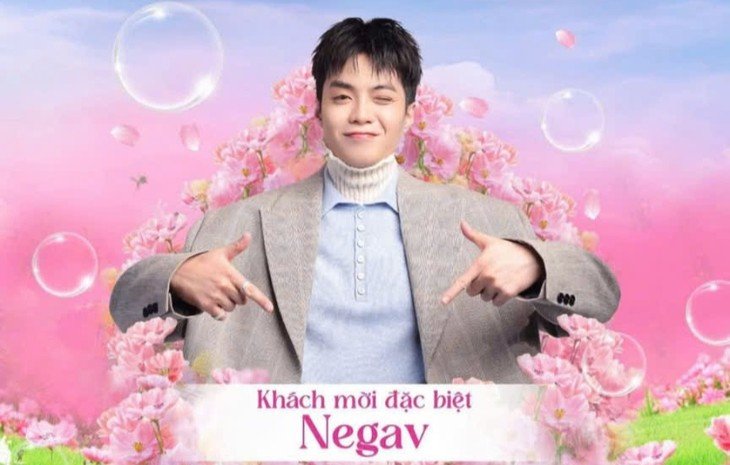 Poster công bố Negav làm khách mời tại sự kiện ngày 10/8 của nhãn hàng.