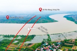 Tin tức trong ngày - Toàn cảnh vị trí xây cầu Ngọc Hồi nối Hà Nội - Hưng Yên
