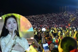 Hơn 30.000 khán giả hòa giọng cùng Hòa Minzy trong 'concert quốc gia'
