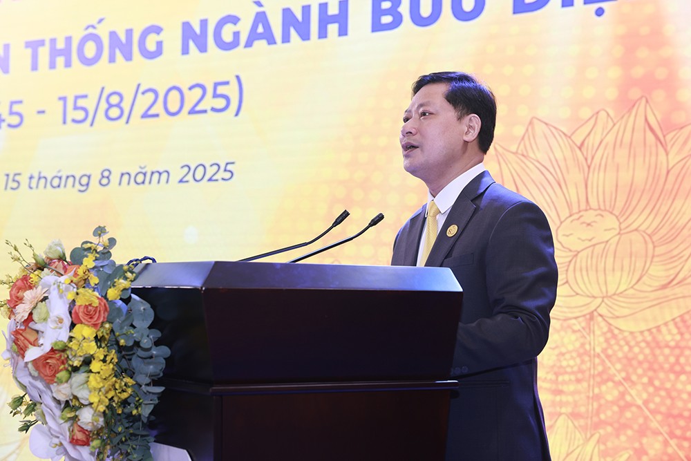 Ông Chu Quang Hào, Tổng Giám đốc Tổng công ty Bưu điện Việt Nam chia sẻ mục tiêu của Bưu điện Việt Nam giai đoạn 2025 - 2030, tầm nhìn đến năm 2045