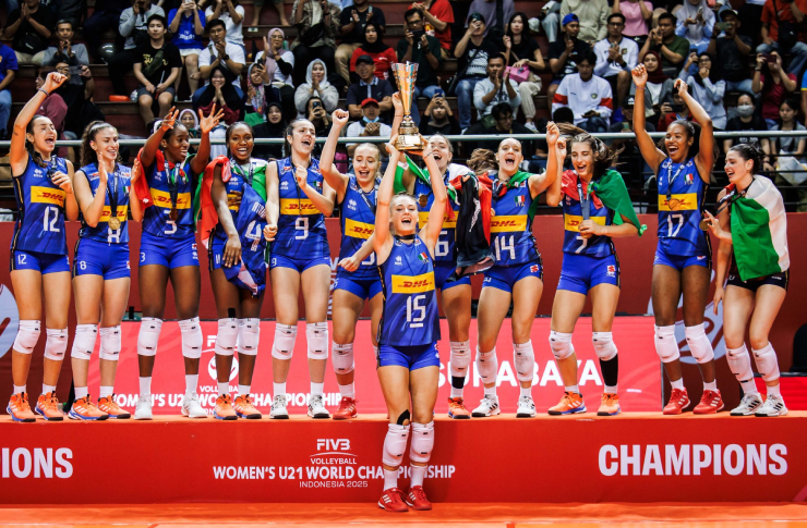 Tuyển U21 Ý lần thứ 3 vô địch thế giới bóng chuyền U21 sau các năm 2011, 2021
