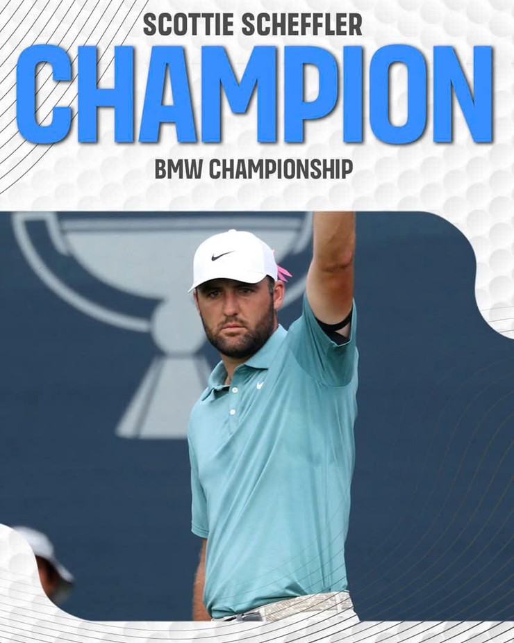 Số 1 thế giới Scottie Scheffler bùng nổ vòng cuối, đăng quang BMW Championship 2025 - 1