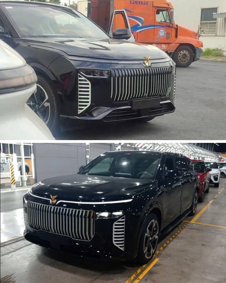 Nan dọc đầu xe có sự khác biệt, có vẻ như xe sẽ có 2 phiên bản