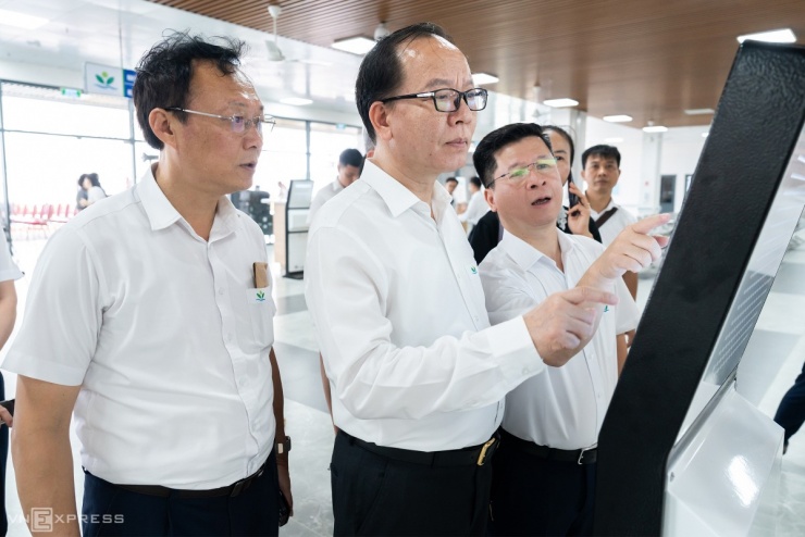 Bệnh viện Nhi Trung ương trước khi vận hành, ngày 18/8. Video: Văn Lộc