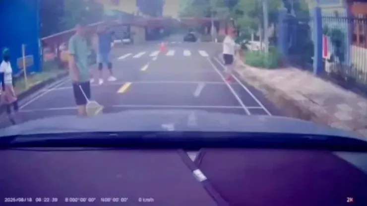 Clip ghi lại cảnh vụ việc