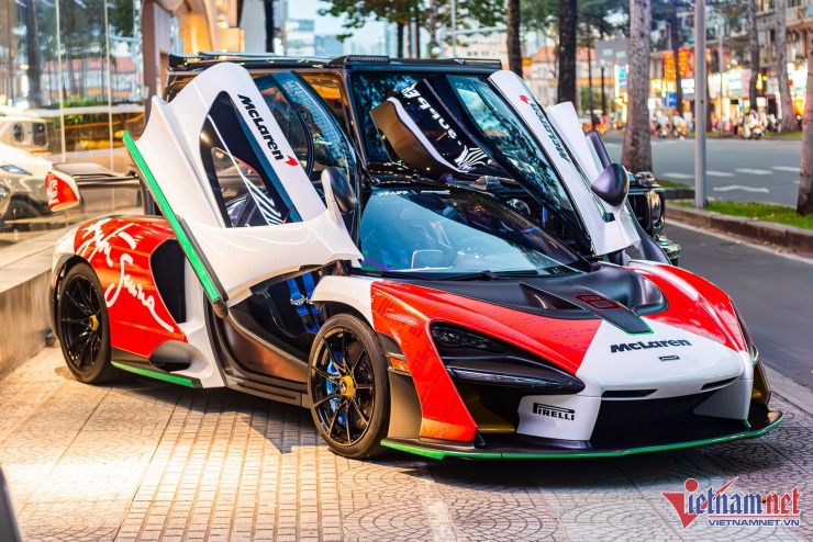 Siêu xe McLaren Senna triệu đô của ông Đặng Lê Nguyên Vũ lộ diện tại Hà Nội - 2