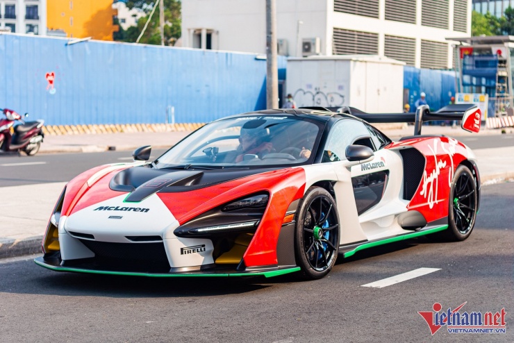 Siêu xe McLaren Senna triệu đô của ông Đặng Lê Nguyên Vũ lộ diện tại Hà Nội - 5