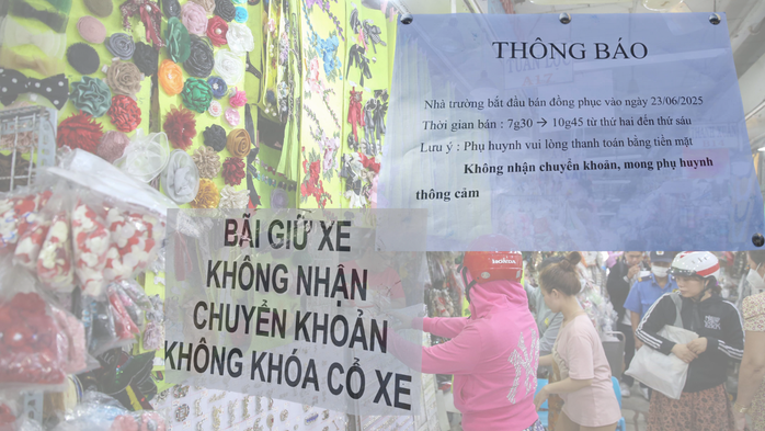 Nhiều nơi không chấp nhận thanh toán bằng chuyển khoản với suy nghĩ né được doanh thu chịu thuế. Ảnh: AN NA