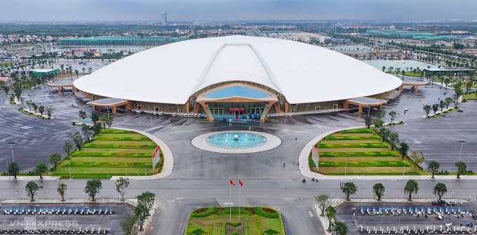 Trung tâm triển lãm Quốc gia, nơi diễn ra điểm cầu chính. Ảnh: Giang Huy