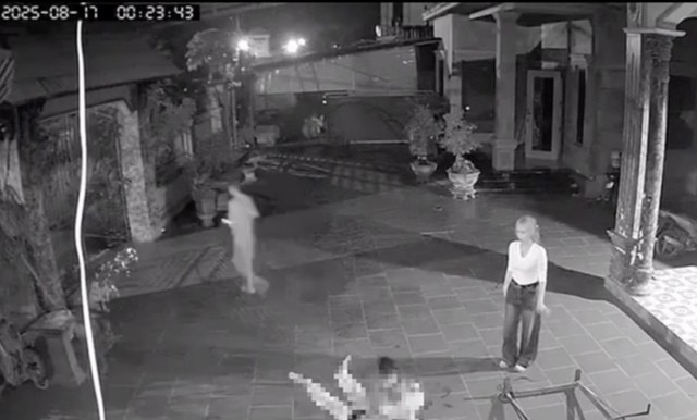 Hiện trường vụ án mạng đau lòng ở Phú Thọ. Ảnh cắt từ clip