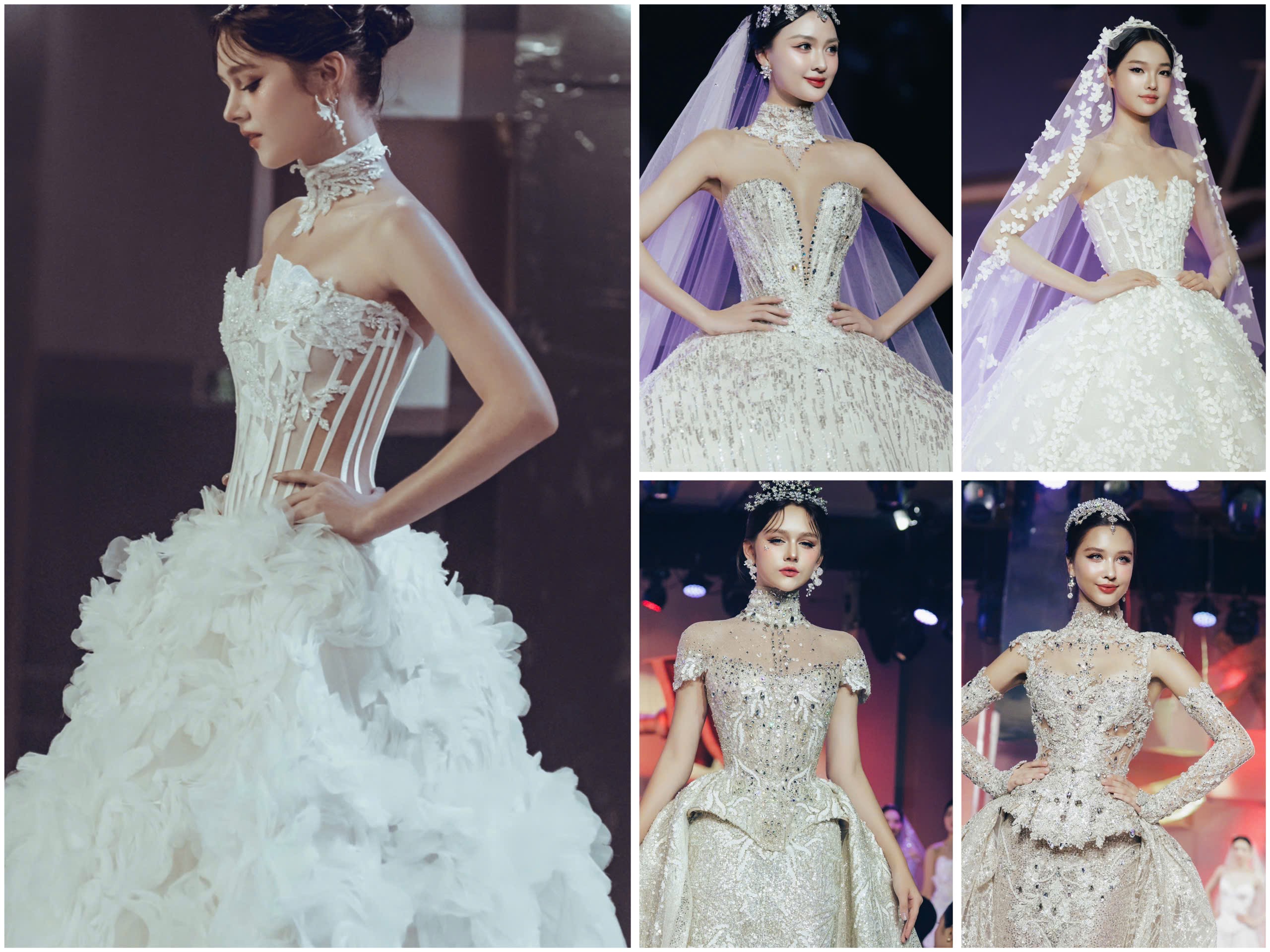Lần đầu tiên những thiết kế corset của Calla Bridal ra mắt trên sàn runway Sài Gòn