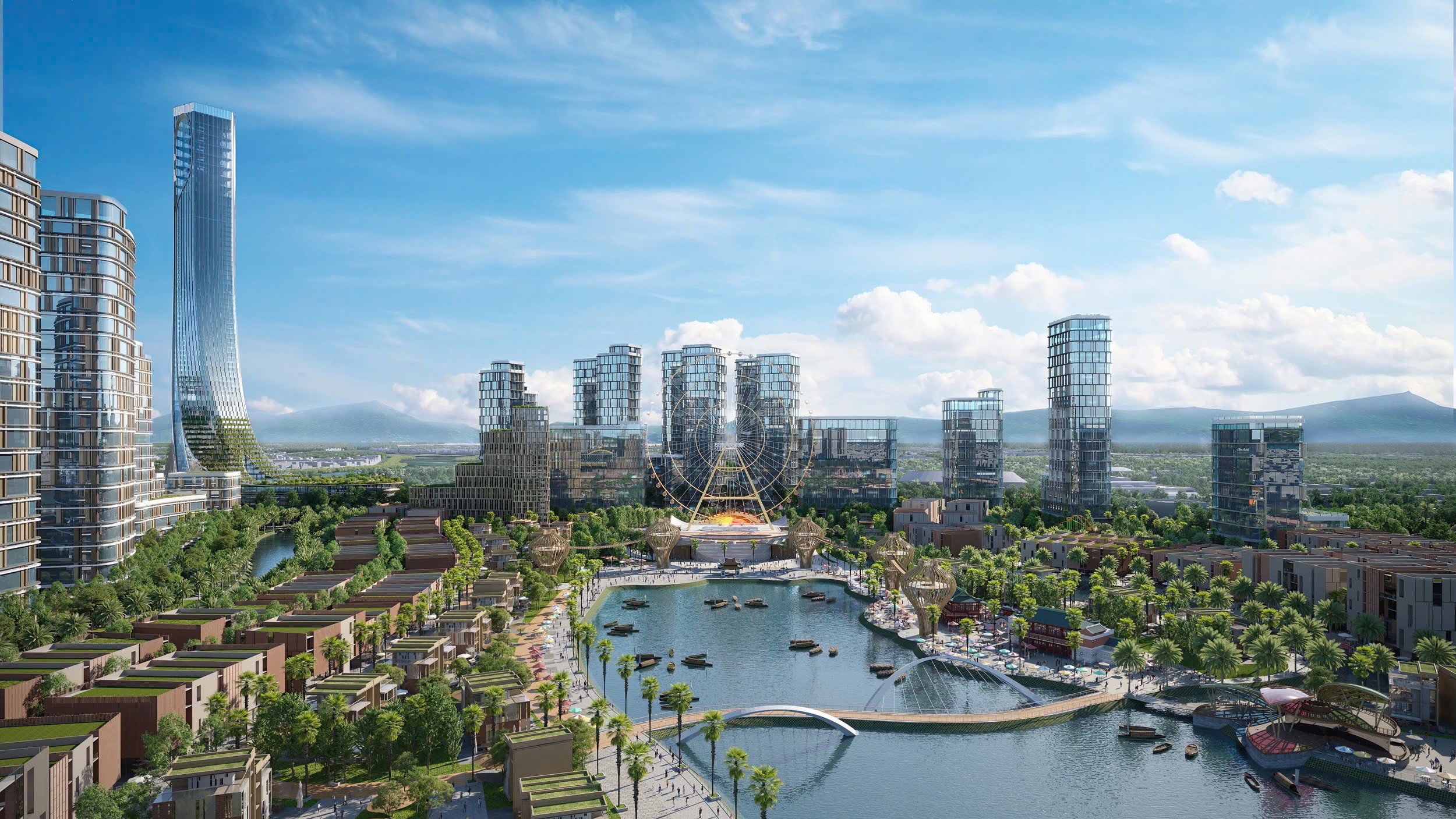 Ảnh phối cảnh thiết kế nhà hát nằm trong dự án Da Nang Downtown