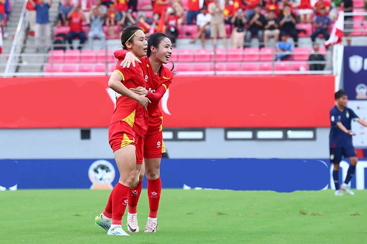 Trực tiếp bóng đá nữ Việt Nam - Thái Lan: Chiến thắng ấn tượng (Hết giờ) - 3