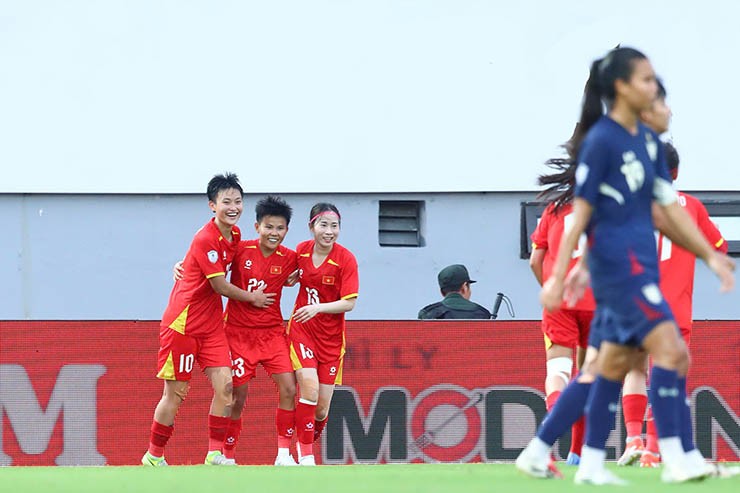 Trực tiếp bóng đá nữ Việt Nam - Thái Lan: Chiến thắng ấn tượng (Hết giờ) - 7