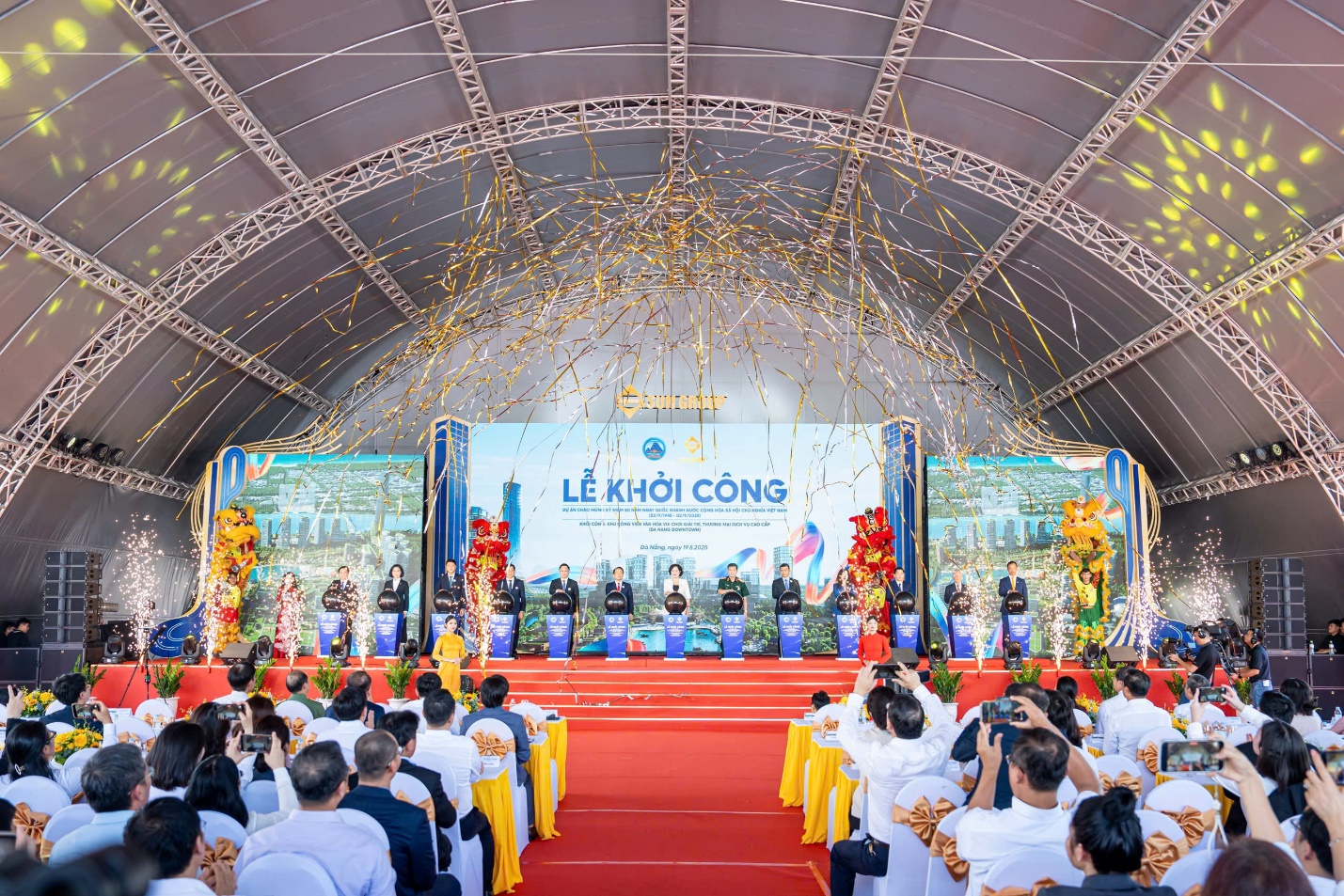 Lễ khởi công siêu tổ hợp văn hóa, vui chơi giải trí và thương mại dịch vụ cao cấp Da Nang Downtown