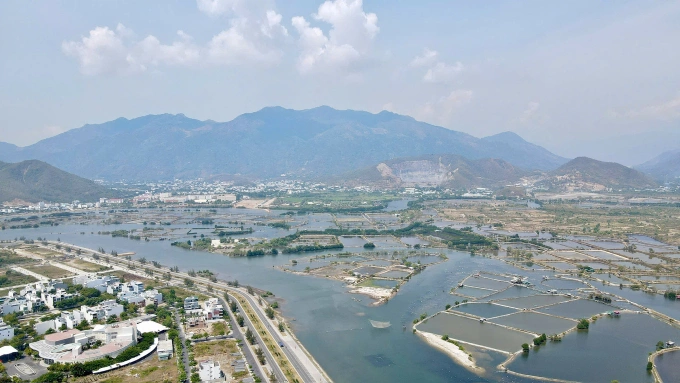 Khu đô thị hỗn hợp Nha Trang, tổng mức đầu tư 17.000 tỷ đồng ở phường Nam Nha Trang. Ảnh: Bùi Toàn