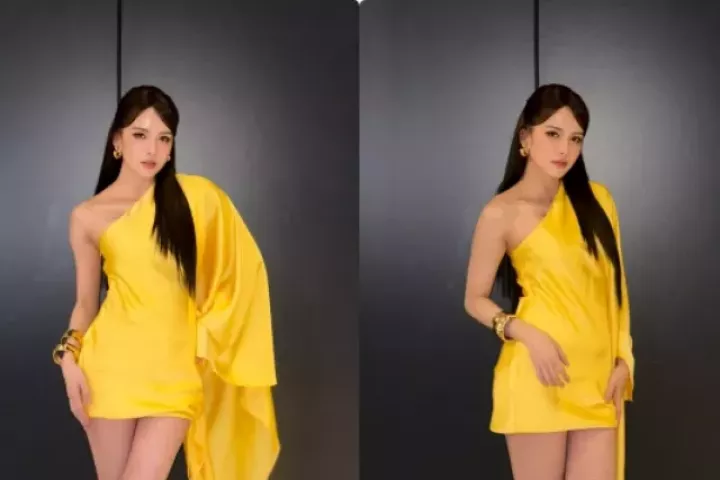 Thiều Bảo Trâm mặc váy rực rỡ khoe nhan sắc đẹp chẳng kém Hoa hậu