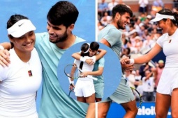 Alcaraz ôm thắm thiết Raducanu: Chuyện tình đẹp ở US Open 2025?