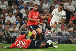 Video bóng đá Real Madrid - Osasuna: Mbappe tỏa sáng, thẻ đỏ cuối trận (La Liga)
