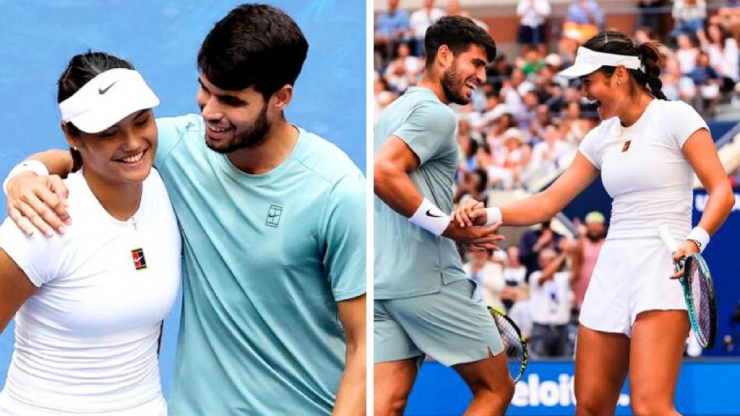 Thực tế thì Alcaraz và Raducanu chỉ coi nhau là bạn tốt