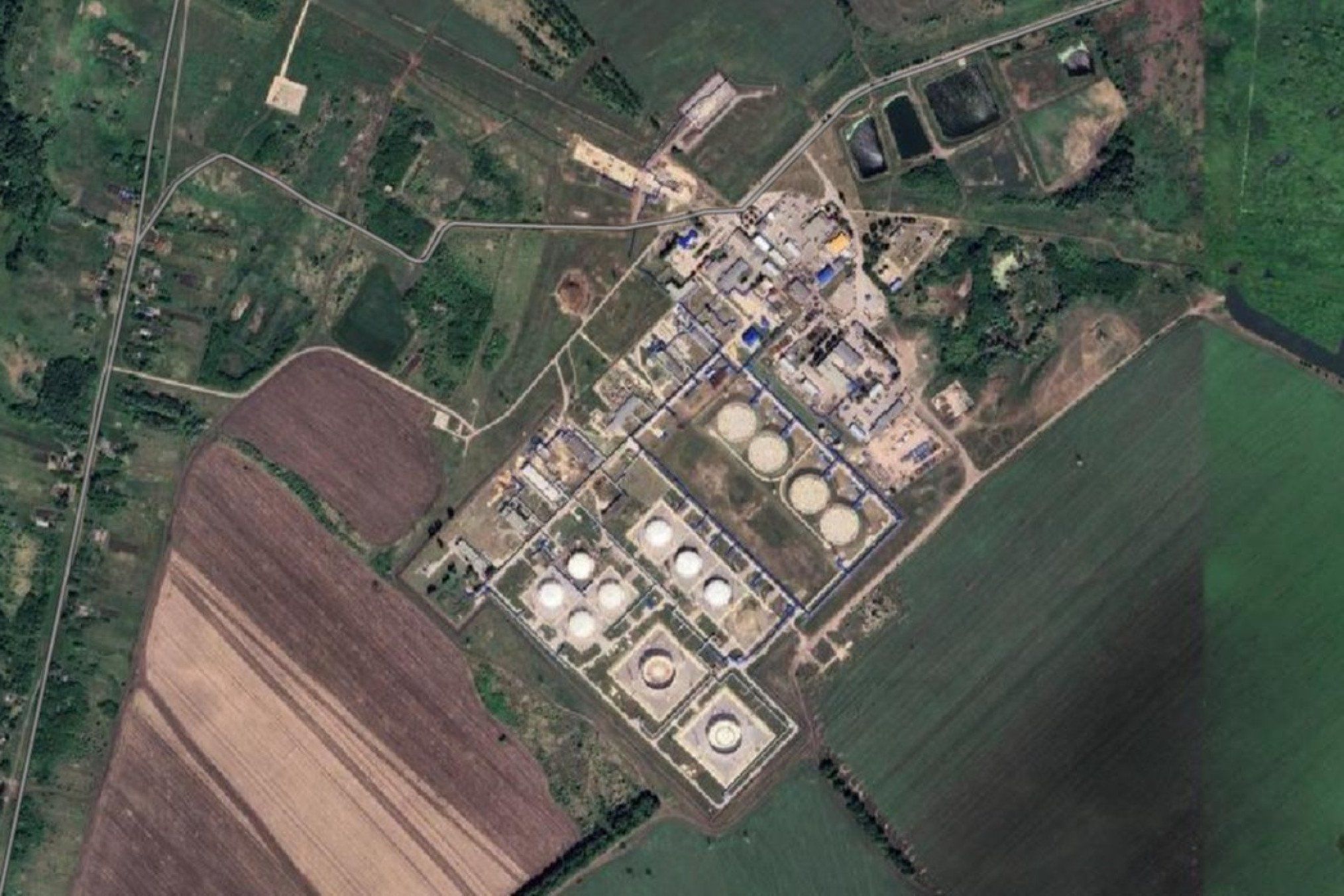 Trạm bơm Nikolskoye-1 thuộc tuyến đường ống Druzhba ở vùng Tambov của Nga. Ảnh: United24.