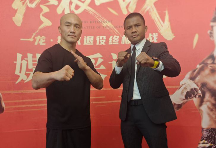 Yi Long (bên trái) và Buakaw (bên phải) đã có 2 lần chạm trán nảy lửa trước đây