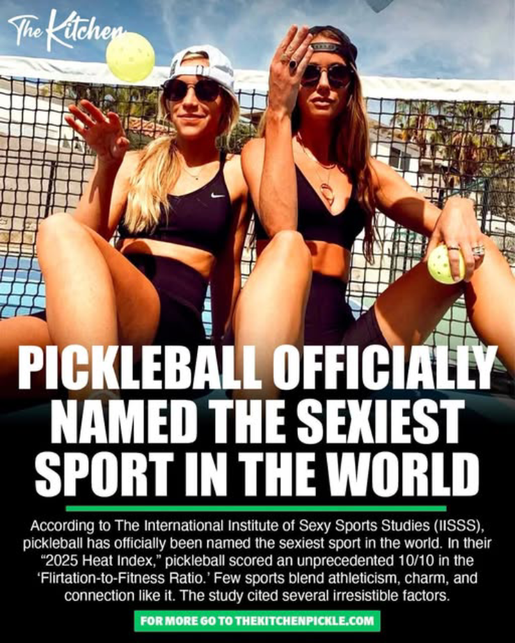 Pickleball được bầu chọn là môn "gợi cảm" nhất thế giới