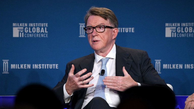 Đại sứ Anh tại Mỹ Peter Mandelson. Ảnh: Getty Images.
