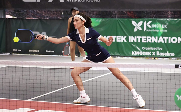 Mỹ nhân làng gym Huyền Dior bén duyên pickleball, Moon Võ gây ấn tượng giải quốc tế - 6