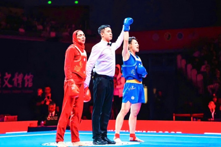 Võ sĩ Nguyễn Thị Thu Thủy từng giành huy chương vàng thế giới, nhưng chỉ về nhì ở World Games 2025.